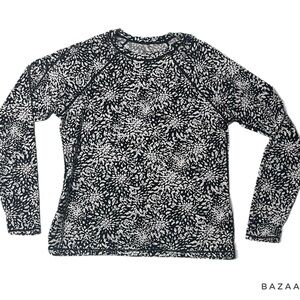 Hurley Womens UPF Rash Guard In Springtime Black Sz XL